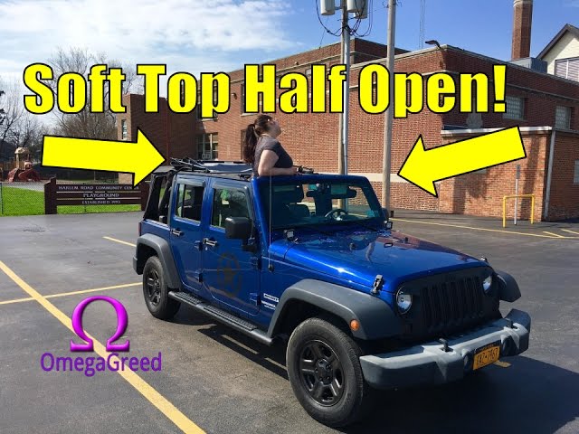 Can You Drive Jeep With Soft Top Half Open