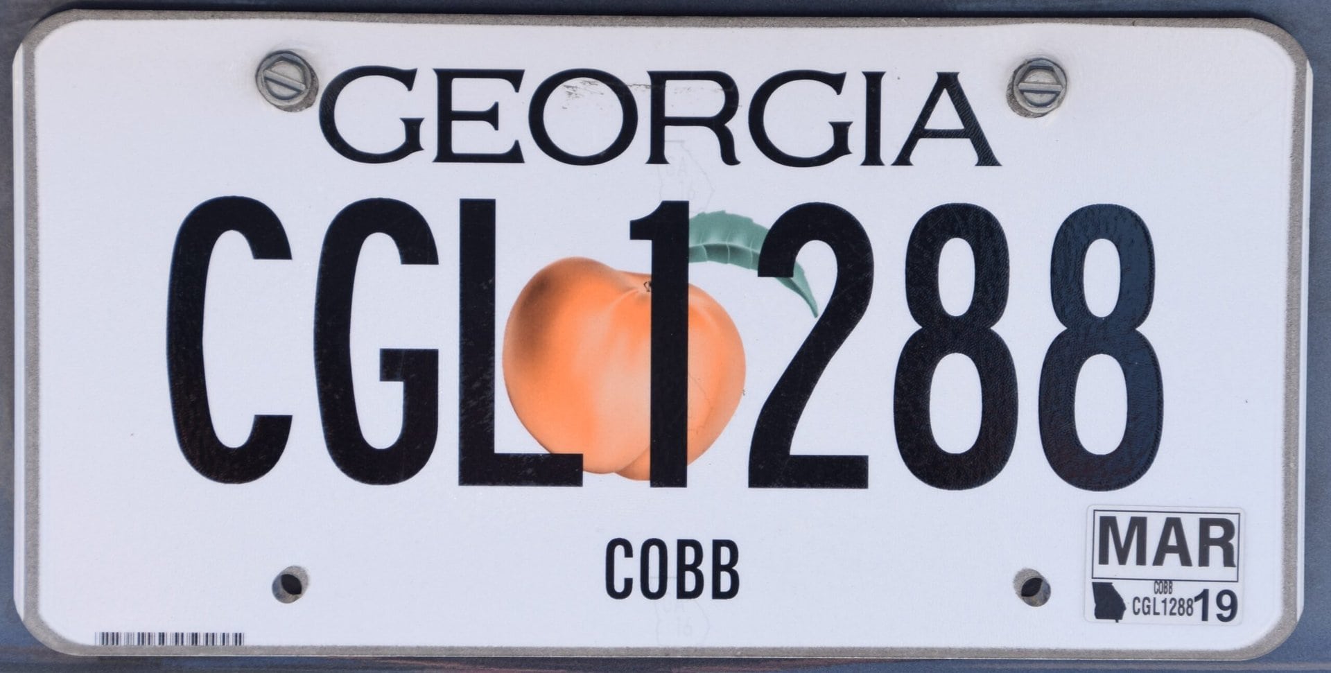 How Much is a Car Tag in Georgia