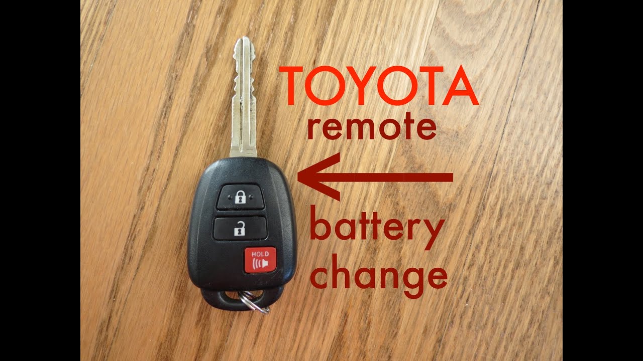 How to Change Battery in Toyota Car Key