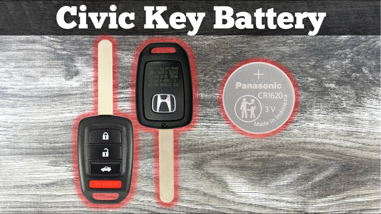 How to Change Car Key Battery Honda Civic