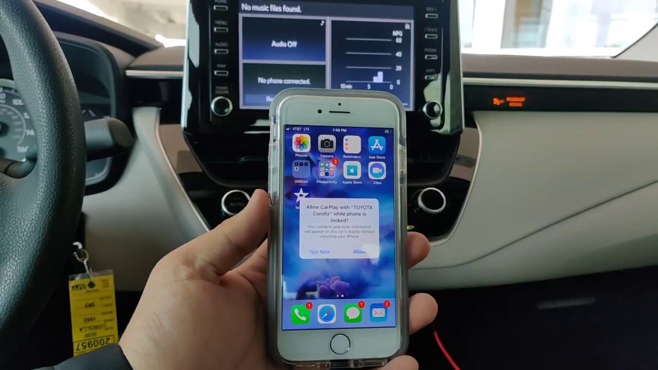 How to Connect Apple Carplay Toyota Corolla 2020