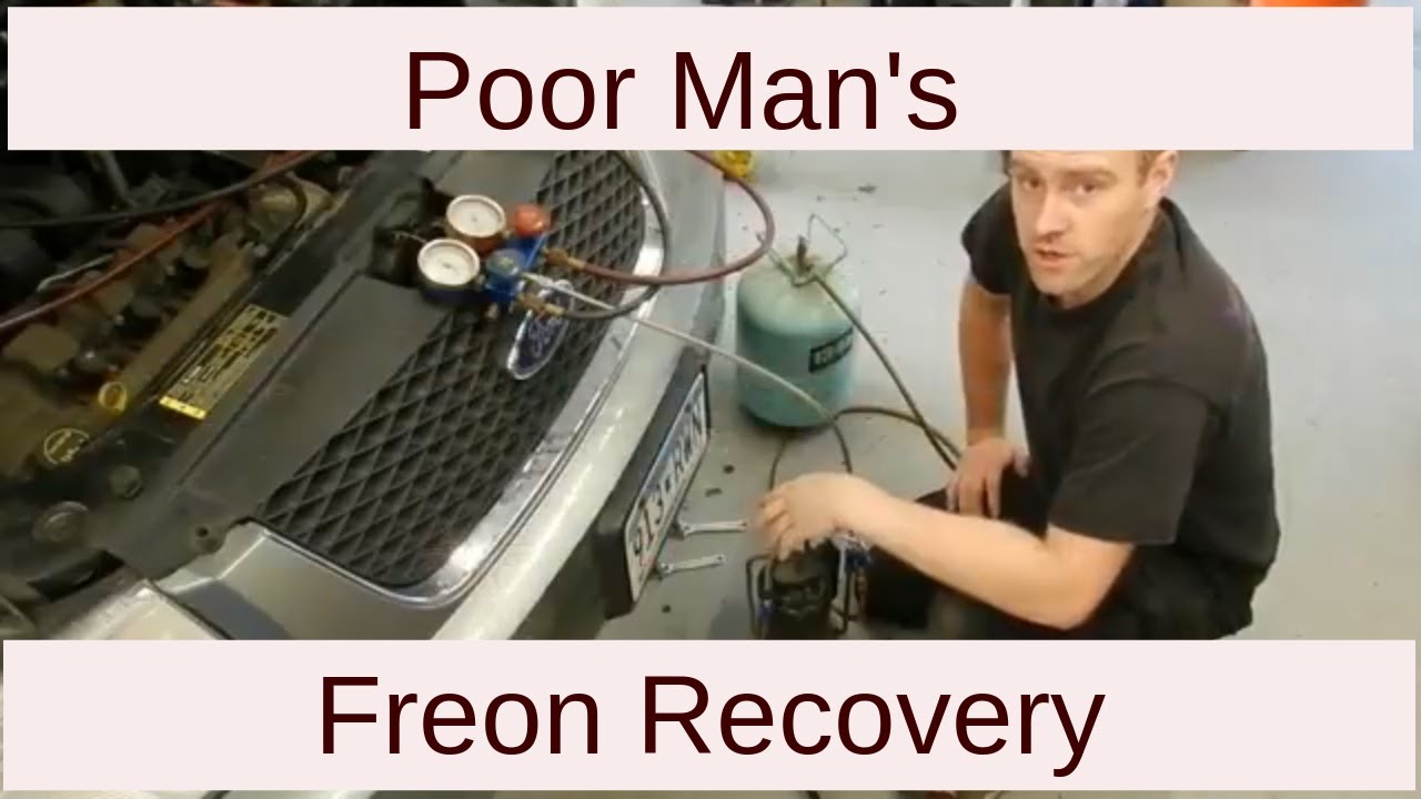 How to Drain Freon from Car Air Conditioner