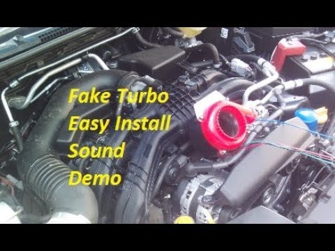 How to Make Turbo Sound Without Turbo