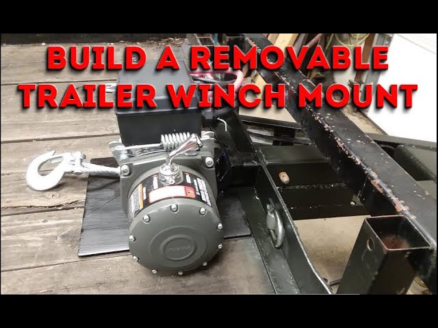 How to Mount Winch on Car Trailer