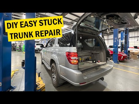 How to Open Toyota Sequoia Trunk from Inside