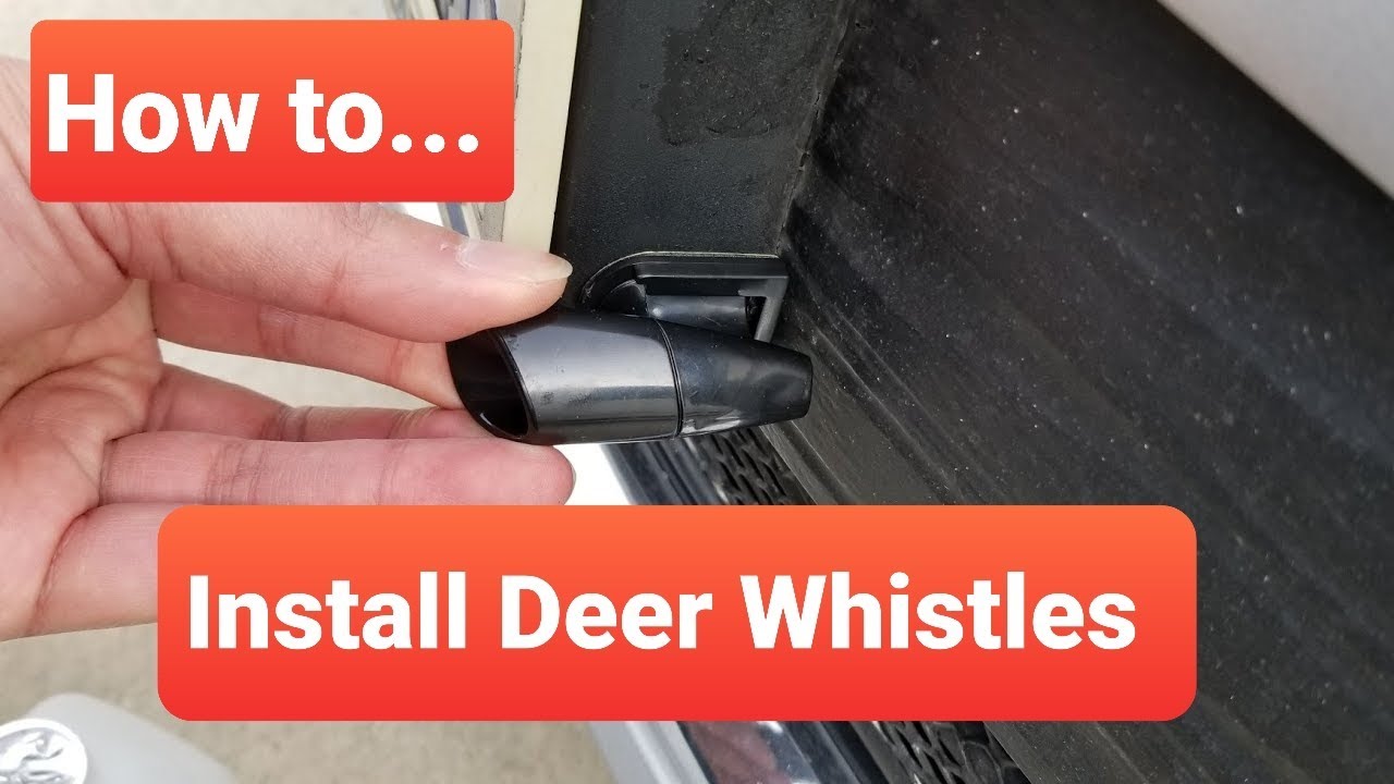 How to Put Deer Whistle on Car