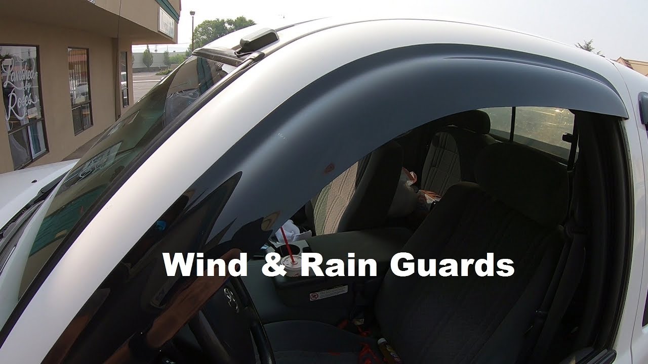 How to Remove Car Window Rain Guards