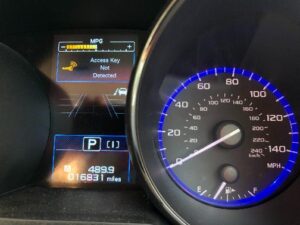Subaru Access Key Battery Low