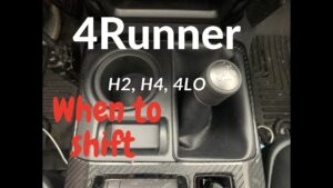 What Is H2 H4 And L4 In 4Runner
