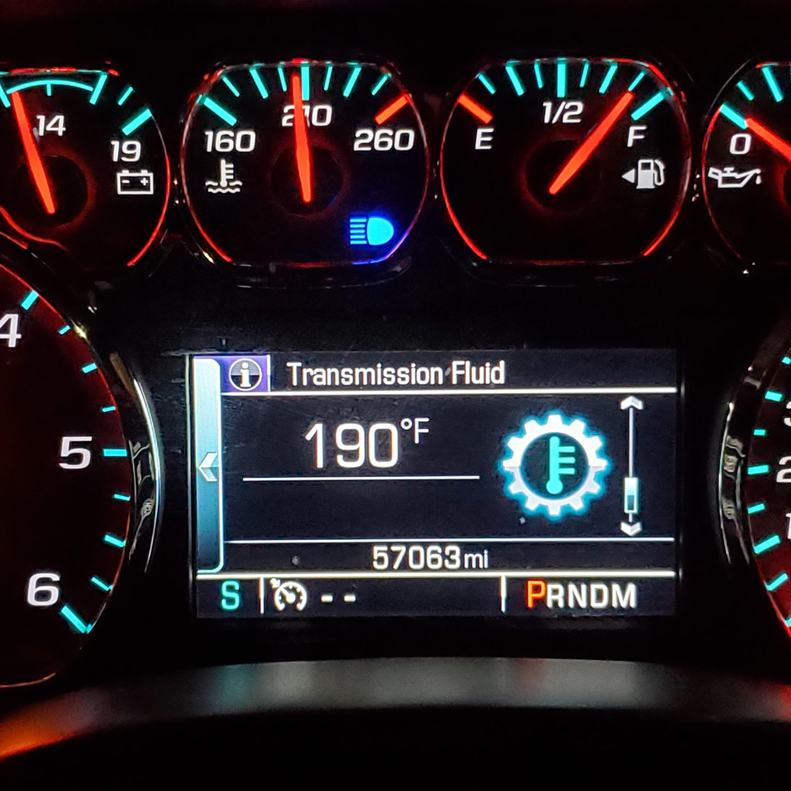 What Should The Transmission Temp Be On A Silverado
