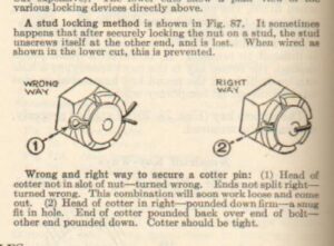 When Installing A Cotter Pin In A Wheel Bearing Locknut